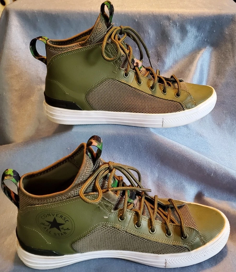 Converse green army sale