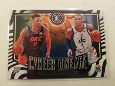 2020-21 Panini Illusions Career Lineage Russell Westbrook #10 Sapphire /149 
