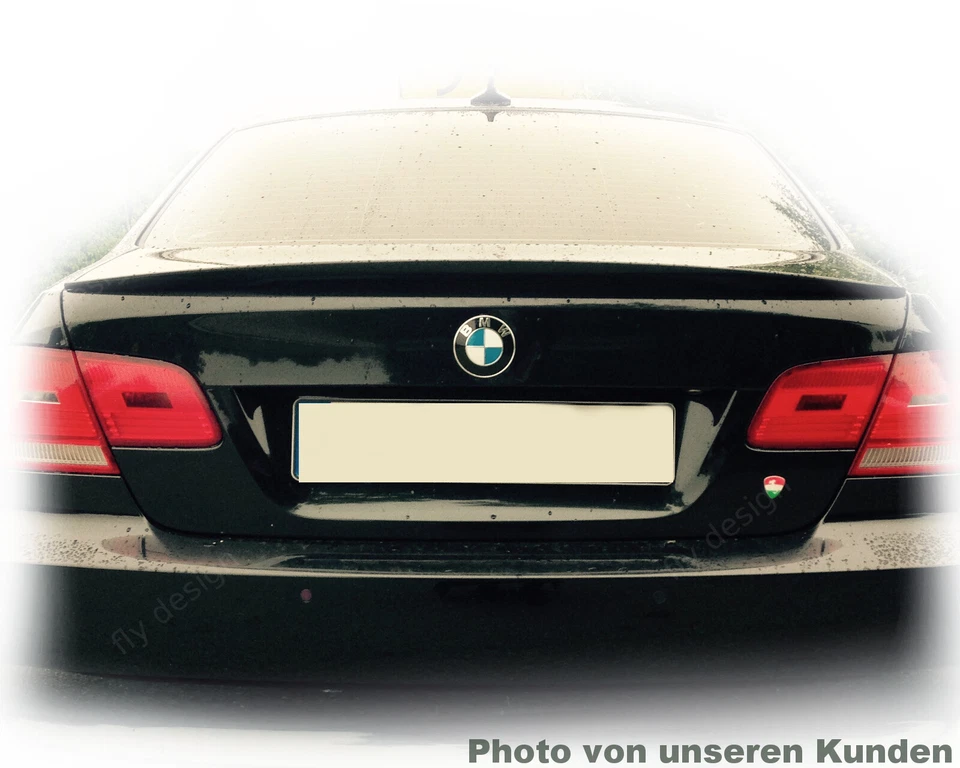 Heckspoiler passend für BMW E93 3er, Spolierlippe Schwarz Lackiert - Bild 4 von 4