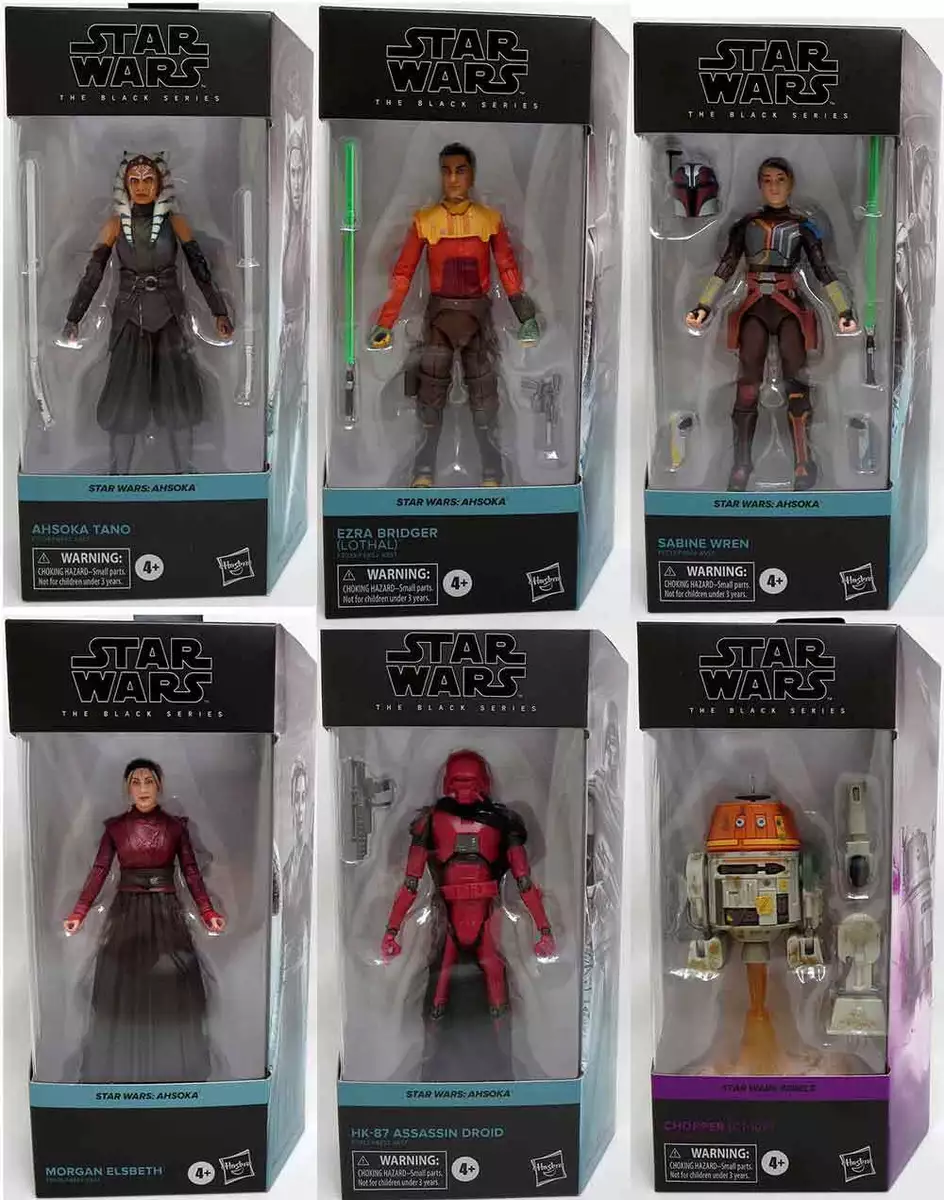 Star Wars The Black Series Disney+ Ahsoka TV 6 Figure Set of 6 NEW IN STOCK