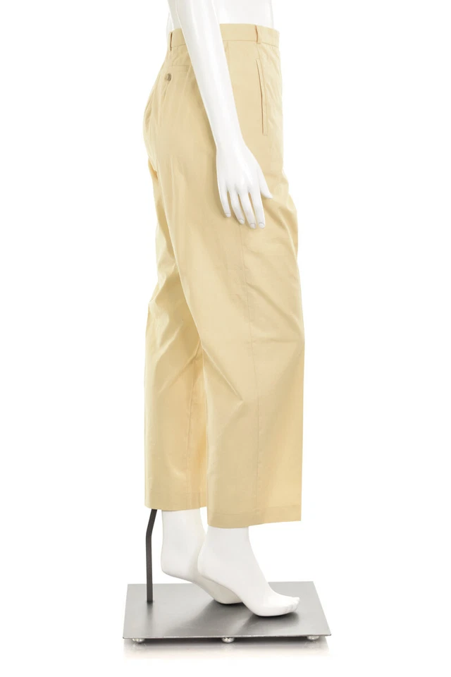 Pantalones para mujer Escada Sport Cappuccino popelina algodón talla 44 DE/14 EE. UU. Foto 4 de 4