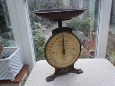 Antique Salter Kitchen Household Scales No.46 Made in England in Green