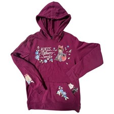 Studio Ghibli Kiki's Delivery Service Floral Logo Hoodie Box Lunch Size Small