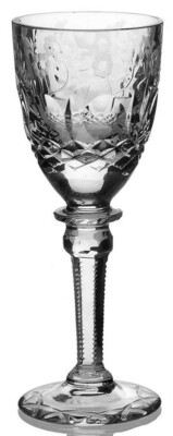 New Rogaska Crystal GALLIA Wine Hock Glasses - 2 Sets of Two