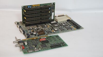 VINTAGE ZENITH DATA SYSTEMS (ZDS) 3797V1 Z-386SX MAINBOARD MOTHERBOARD+RISER