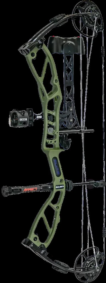 ELITE PRODUCTS NEW ELITE BASIN RTS O.D Green RH 70# Archery Bow Hunting Target 3D PACKAGE