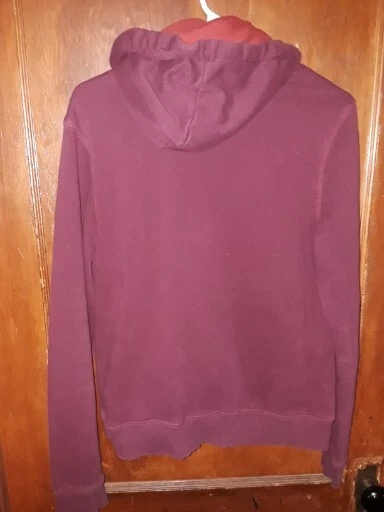 Aeropostale Sudadera con Capucha Niñas Extra Grande XL Granate Con Capucha Manga Larga  Foto 4 de 4