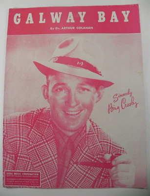 1947 ''Galway Bay'' Vintage Sheet Music ~ Bing Crosby !