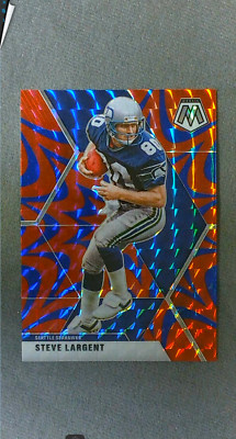 82ページ 2020 Panini Mosaic Blue Reactive Prizm #182 Steve Largent Seahawks
