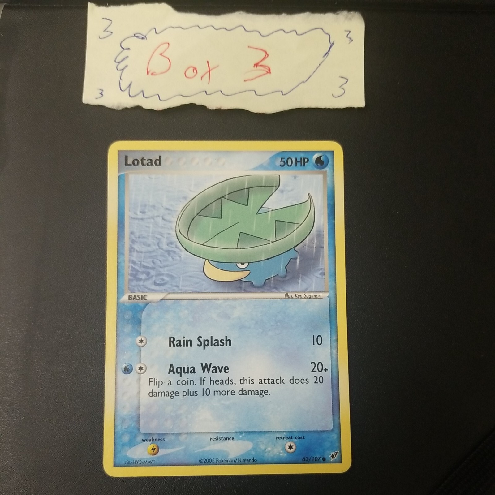 Lotad - 63/107 - Common x1 - Nm - EX Deoxys pokemon Card