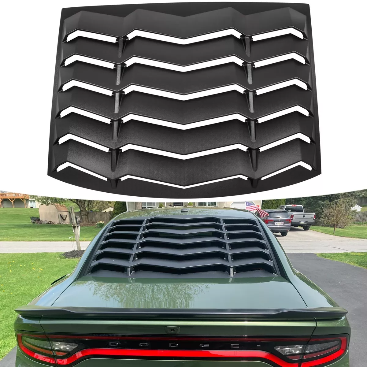 2011 dodge charger rear window louvers deals