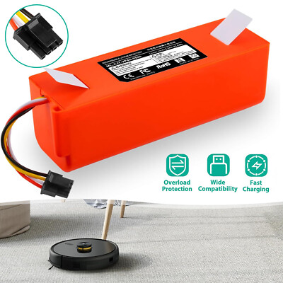 14.4V Liion Ersatz Akku für Xiaomi Roborock S50/S51 Roboter Staubsauger Batterie