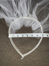 1 adult size wedding veil Bachelorette Party dress up bride Anniversary