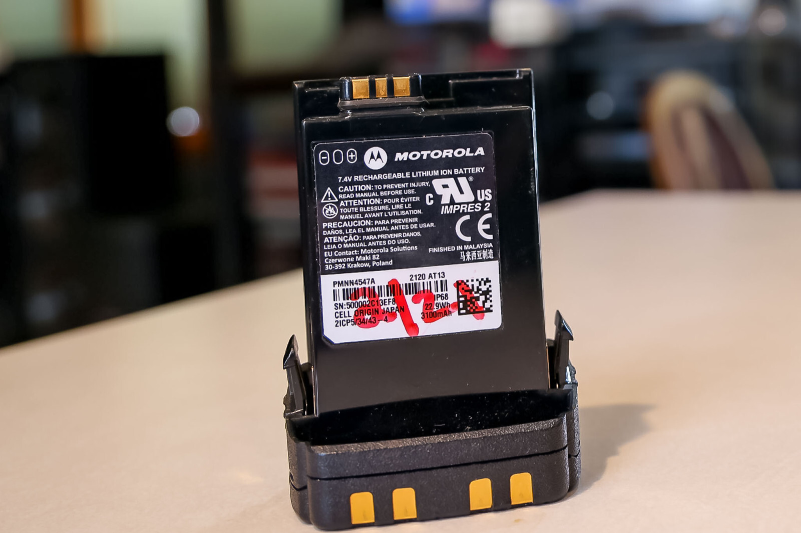 Motorola PMNN4547A Impres 2 Battery OEM APX6000 APX6000XE Used dates 21xx & 22xx eBay