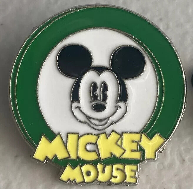 Walt Disney - Classic Mickey Mouse Face - Dark Green Mystery Pouch - Trading Pin