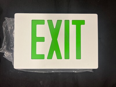 Philips Chloride 55 Line Die Cast Aluminum LED Exit Sign 