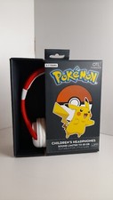 Image of Genuine Pokemon Pokeball OTL Technologies Kids Headphones BNIB 