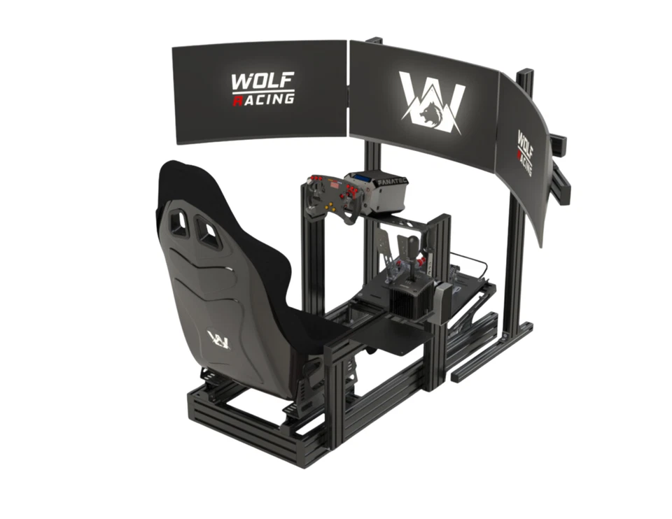 Wolf Racing Monitor Ständer Triple Vesa 100x100 75x75 - Bild 2 von 4