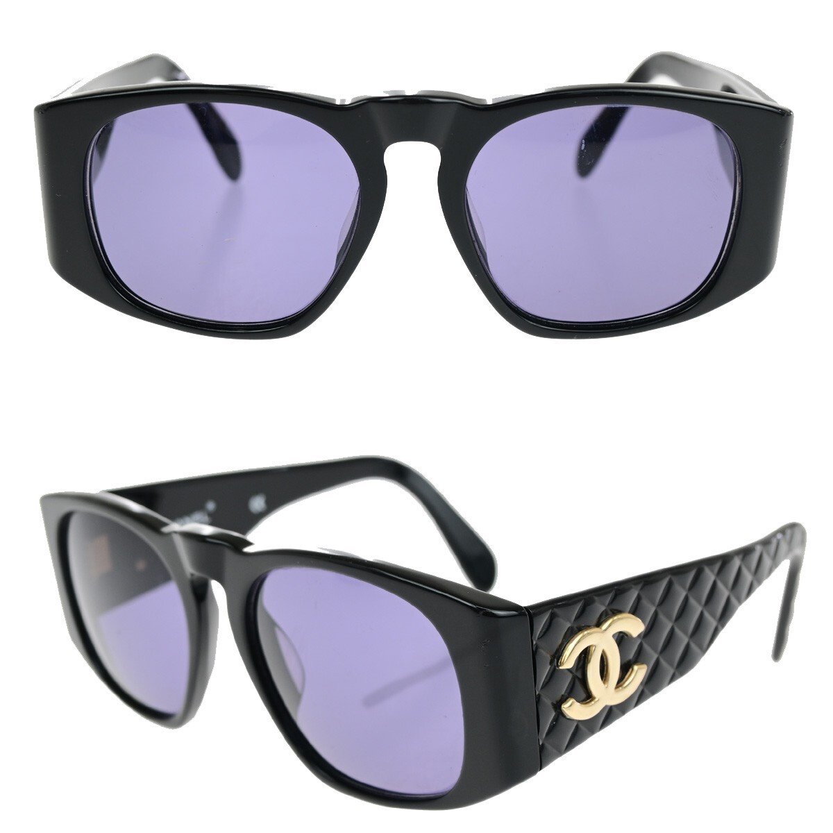 Chanel Sunglasses—like new condition Vintage Lover | Rare ? CHANEL Black Sunglasses Swarovski  main image 3
