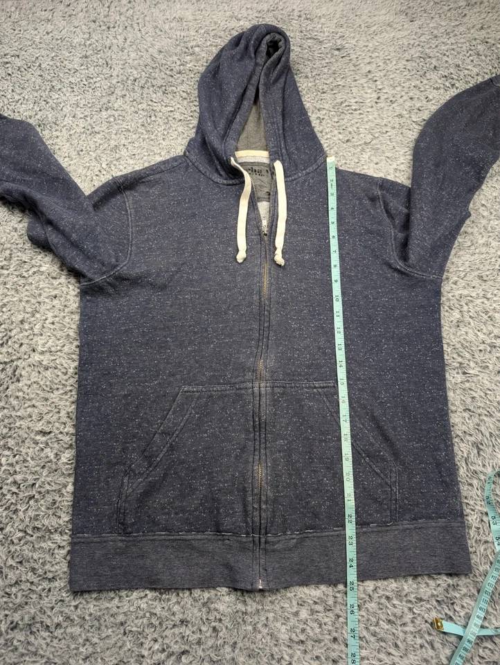 Urban Pipeline Sudadera con Capucha Hombres Medio Azul Suéter Cremallera Tareas Atletismo Aire Libre Foto 4 de 4