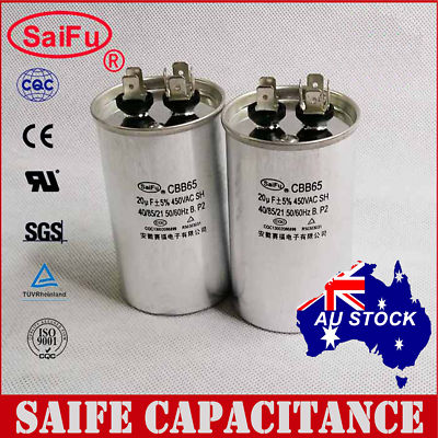 AC Motor Capacitor Air Conditioner Compressor Start Capacitor CBB65 450vac 5uf 6uf 8uf 10uf 100uf I.873078268