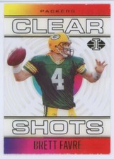 2021 Panini Illusions Clear Shots Brett Favre Green Bay Packers #CS-11