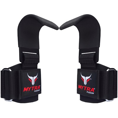 MYTRA Gewichtheben Handgelenkstütze Haken Gym Straps Hakenstange Power Gym Training
