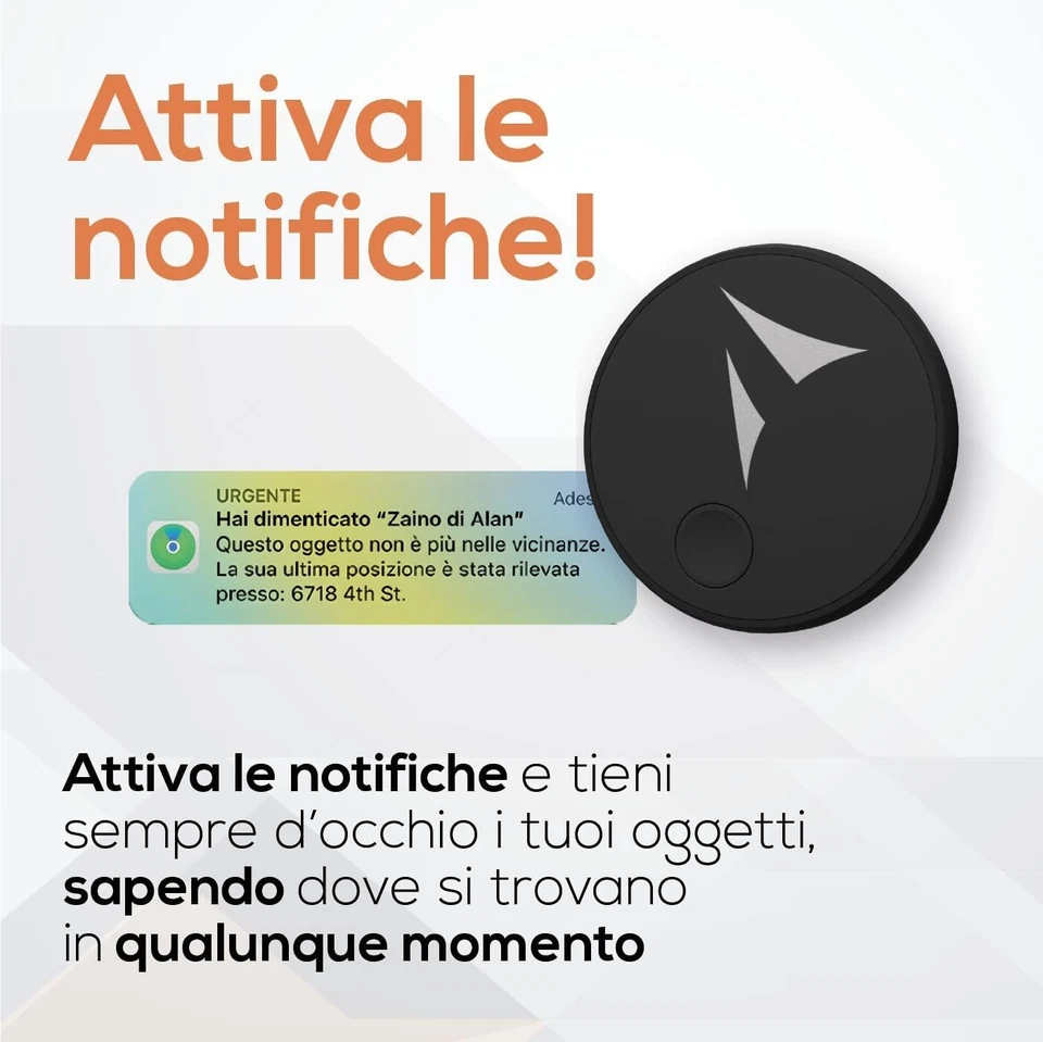 Tag Techmade Tracker, tech find, localizzatore gps per chiavi, macchine, borse, - Immagine 4 di 4