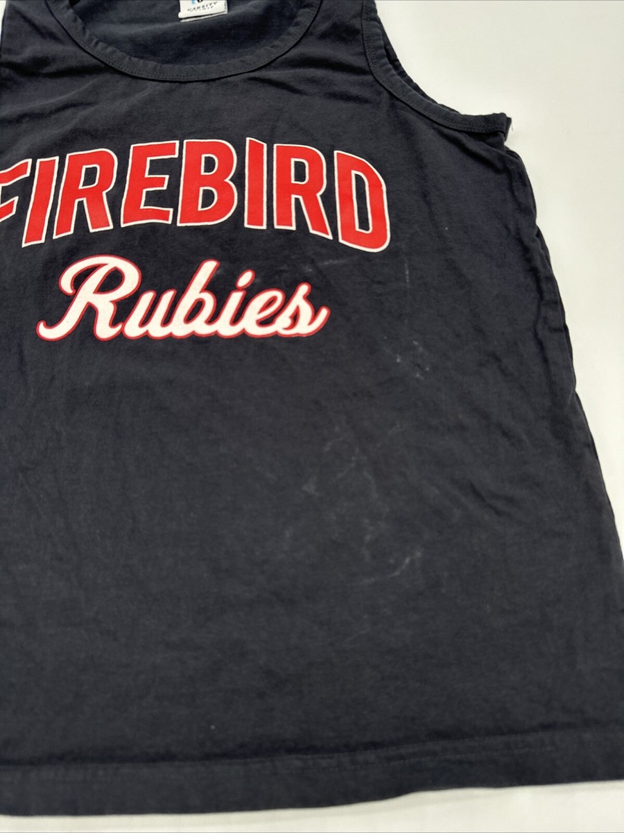 Firebird Rubies Tank Top Youth Kids Large Gray Graphic Print