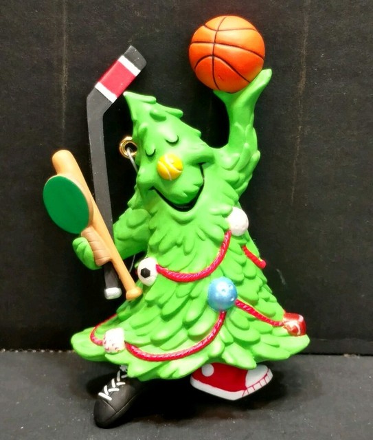 2000 Hallmark Keepsake Sports Baseball Hockey Basketball Christmas