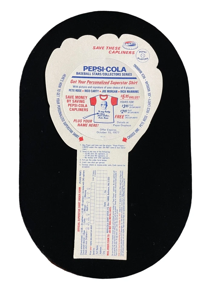 1977 Pepsi Cola Collection George Foster MLB Cincinnati Reds # 48 - Image 2 of 2
