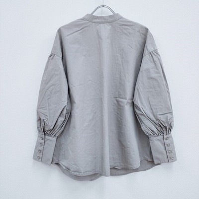 AMERI ASYMMETRICAL VEST WITH SHIRT Set F Blouse shirt Gray orange 