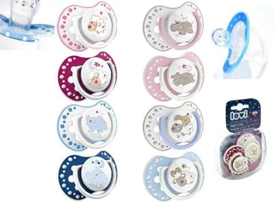 2 Stück Schnuller / Beruhigungssauger LOVI Night & Day 0 bis 18 Monate leuchtend