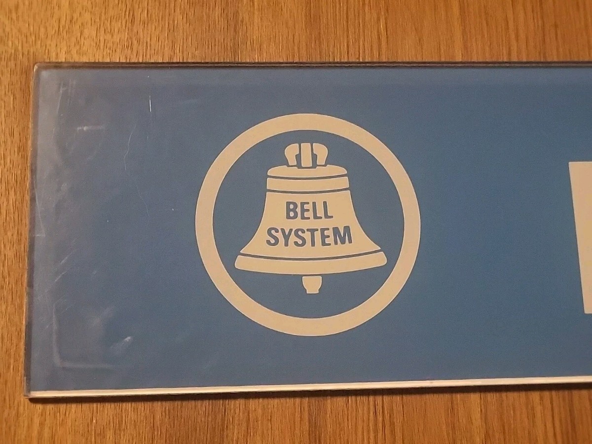 Vintage BELL SYSTEM Glass MCM Public Telephone Phone Booth 