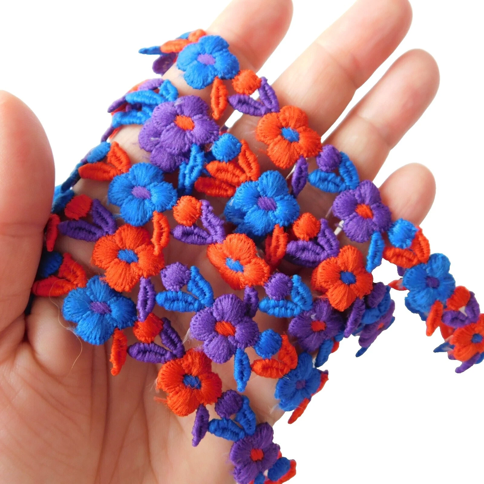 Flor Ric Rac Ribetes para Costura