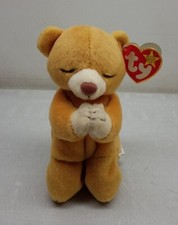 Ty Beanie Babies Hope The Praying Bear Date Of Birth March 23, 1998 Tag Errors