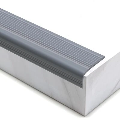 TRIMOLD Vinyl Antislip Stair Nosing Self Adhesive Nonslip Staircase Step Flexible Rubber