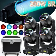 200W 5R Led Gobo Moving Head Spot Light 8Prism Dmx Stage Wedding Dj Disco Event