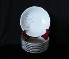 Mitterteich FRAGRANCE Fruit Sauce Bowls 5.25" Hand Painted Germany (Set of 7)