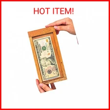 BSIRI ATM Puzzle Box for Adults- Secret Box Brain Teaser Wooden Puzzle Boxes wit