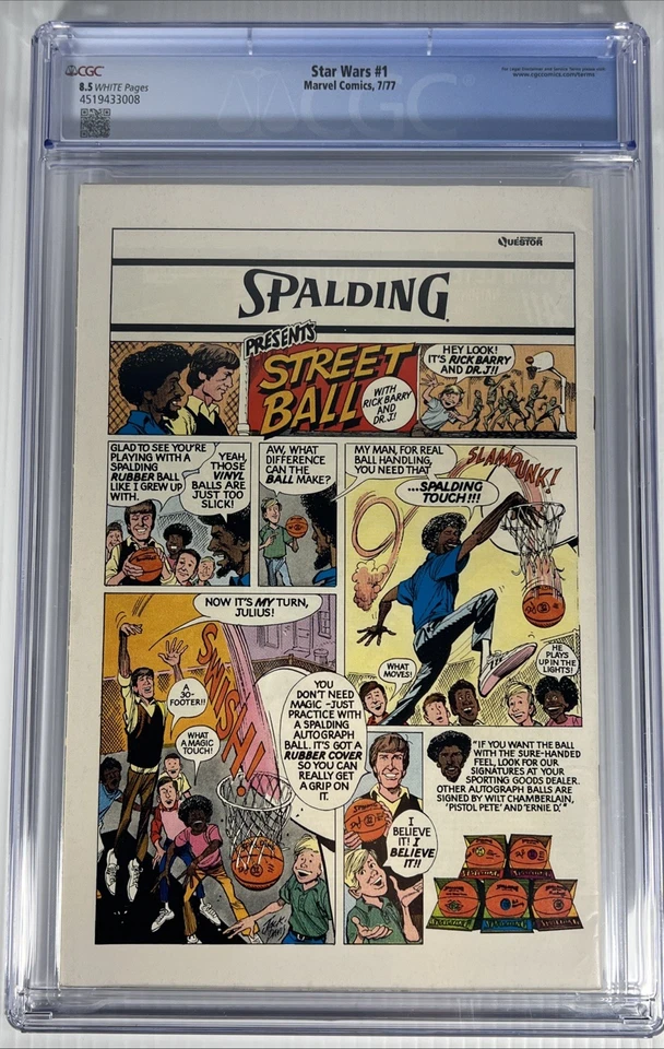 Star Wars #1-3 CGC 8.5-8.0 Newsstand KEY 🔑 Issues 1st Print Marvel Comics 1977 - Image 4 of 4