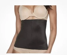 Naomi & Nicole Magic Zip-on Waist Cincher 7956 Extra-Firm Control BLACK Size XL