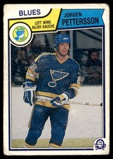 1983 O-Pee-Chee Hockey Jorgen Pettersson 318 St. Louis Blues
