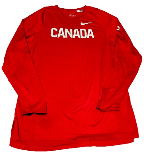 CAMISETA DE TIRO DEL EQUIPO NACIONAL DE BALONCESTO NIKE DE CANADÁ CAMISETA OLÍMPICA DE FIBA WBC XL - Imagen 1 de 8