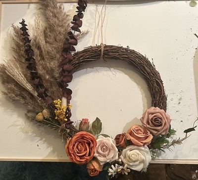 Handmade Decorative Autumn Harvest Wreath