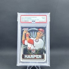 Topps Bowman Chrome Exclusive 2011 Bryce Harper Silver #BCE1 Nationals PSA 9