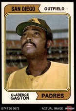 1974 Topps #364 Cito Gaston Padres VARIATION 7 - NM