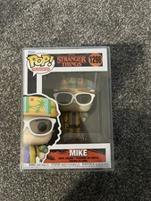 Image of Stranger Things Funko Pop Mike 1298 With Pop Protector.