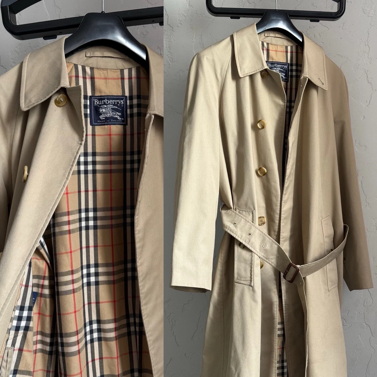 Vintage Burberry Trench Coat In Men's Coats & Jackets | eBay