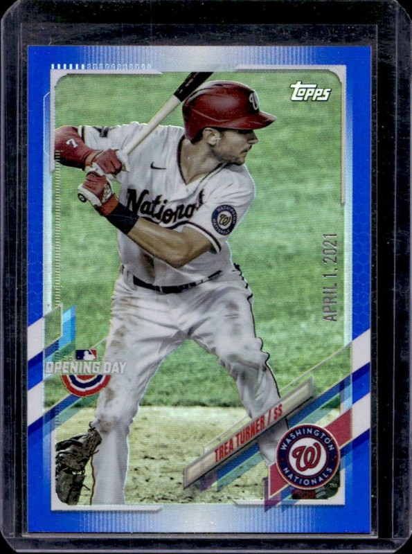2021 Topps Opening Day Trea Turner Edition #110 Nationals